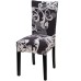 Fuloon Elegant Floral Printed Spandex Stretch Chair Cover | 4 PCS | royal style