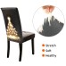 Fuloon  Digital printed elastic chair cover | 4PCS | Christmas tree