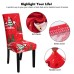 Fuloon Chair Covers Christmas | 4PCS