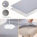 Fuloon Waterproof Jacquard Stretch Box Cushion Dining Chair Cover | 4 PCS | Light Gray