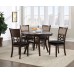 Fuloon Waterproof Jacquard Stretch Dining Chair Seat Cover | 6 PCS | Black