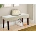 Fuloon Stretch Diamond Textured Box Cushion Bench Slipcover | Machine Washable | Beige