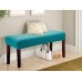 Fuloon Stretch Diamond Textured Box Cushion Bench Slipcover | Machine Washable | Peacock Blue