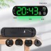 Fuloon Digital Wall Clock Large Display LED Digital Clock with Remote Control | Green