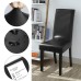 Fuloon Chair Cover PU leather | 4 PCS | Black