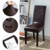 Fuloon Chair Cover PU leather | 6 PCS | Brown