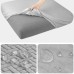 Fuloon seat sofa cushion cover T-shaped polar fleece waterproof coating | 3PCS | Light Gray