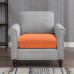 Fuloon seat sofa cushion cover T-shaped polar fleece waterproof coating | 1PCS | Orange 