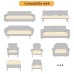 Fuloon Seat Covers Stretch Sofa Seat Cover Furniture Protector Couch Cushion Covers | 1 PCS | Beige