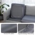 Fuloon Seat Covers Stretch Sofa Seat Cover Furniture Protector Couch Cushion Covers | 3 PCS | Grey