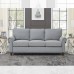 Fuloon sofa cushion cover jacquard | 3PCS | Gray