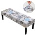 Fuloon Printed Bench Chair Cover Wealth and Flowers Bloom