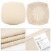 Fuloon Knitted jacquard chair seat cover | 4PCS |  Beige