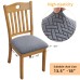 Fuloon T-type polar fleece ordinary style Chair Seat Cover | 6PCS | Gray