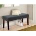 Fuloon Waterproof Stretch Diamond Textured Box Cushion Bench Slipcover | Machine Washable | Dark Gray