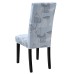 Fuloon Fancy Floral Printed Spandex Stretch Chair Cover | 4 PCS | Deep affection