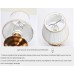 Fuloon Set of 6pcs Wall Lamp Candle Chandelier Lamp Shade | White Chiffon