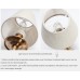 Fuloon Set of 6pcs Modern European Style Droplight Wall Lamp Candle Chandelier PVC Lampshade | Linen Color