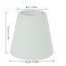 Fuloon Set of 6pcs Modern European Style Droplight Wall Lamp Candle Chandelier PVC Lampshade | Beige E14