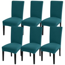 Fuloon Universal elastic chair cover | 6PCS | Peacock Blue