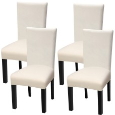 Fuloon Universal elastic chair cover | 4PCS | Beige