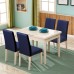 Fuloon Universal elastic chair cover | 6PCS | Navy blue