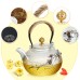 Fuloon Lift-style glass teapot | transparent color