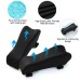 Fuloon Gel chair armrest mat black (2pcs)